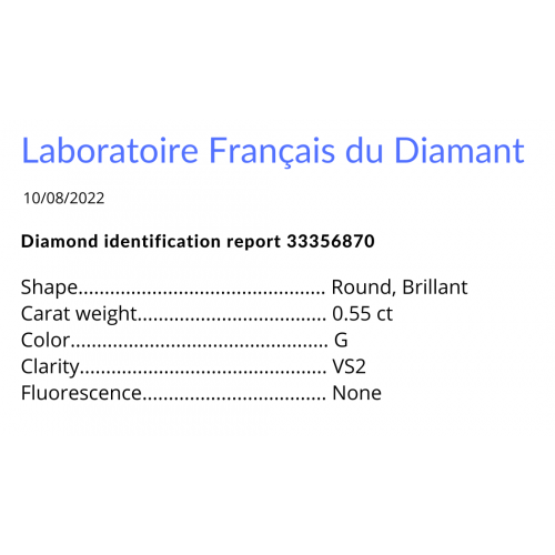Diamant d'occasion 0,55ct (rond)
