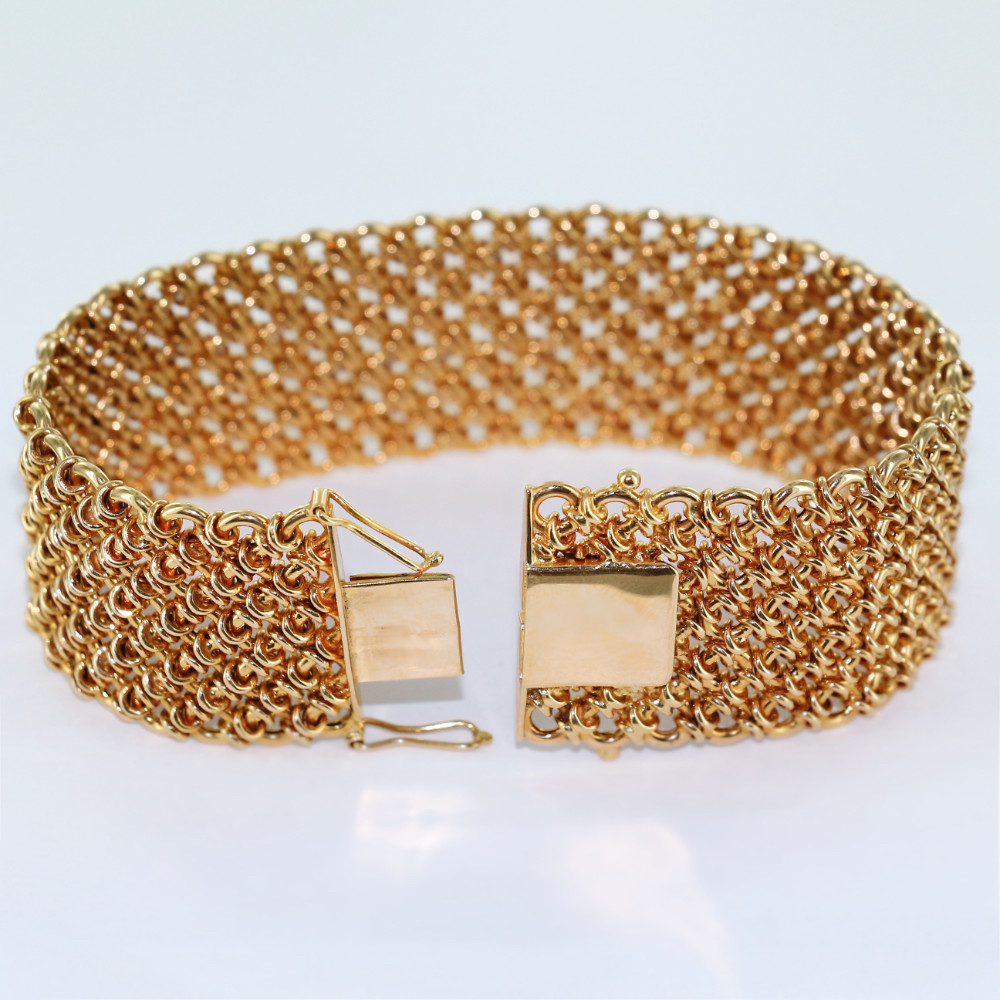 Bracelet Manchette tout or