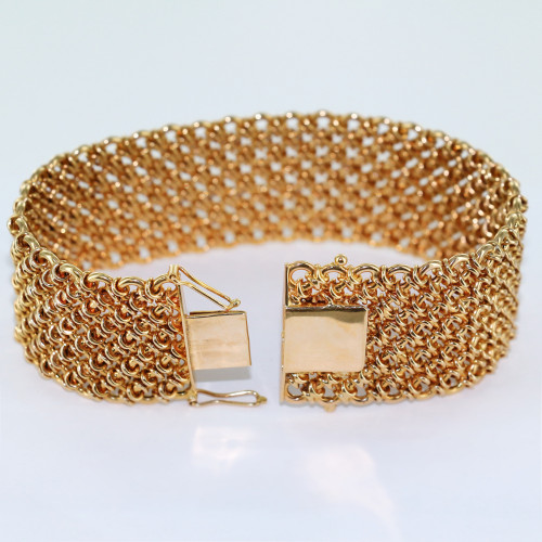Bracelet Manchette tout or