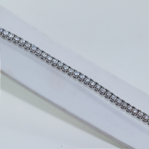 Bracelet rivière diamants