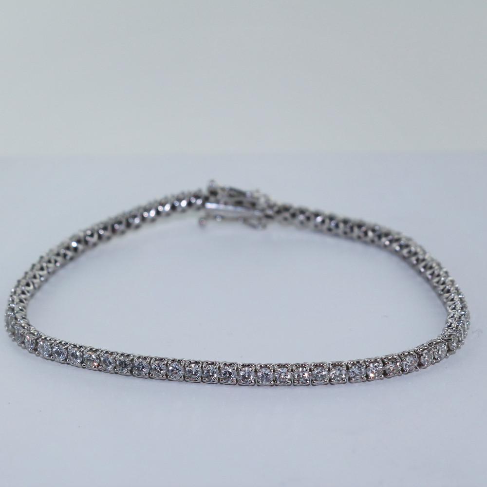 Bracelet rivière diamants