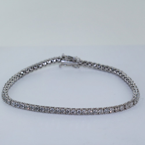 Bracelet rivière diamants