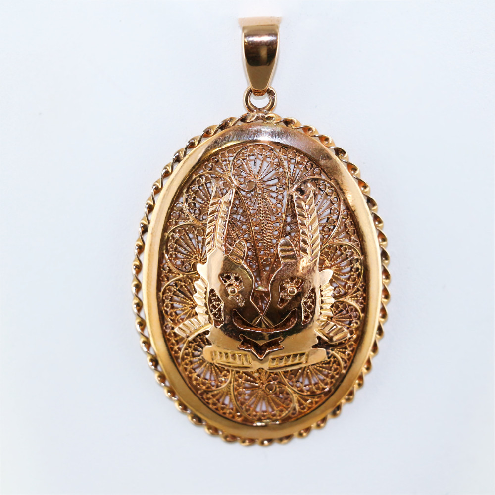 Pendentif Mali Filigrane