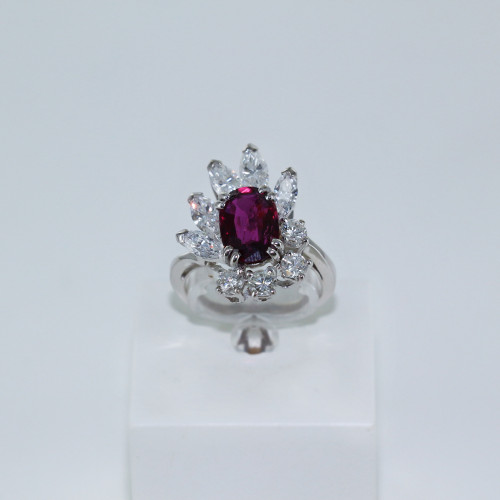 Bague Rubis & Diamants