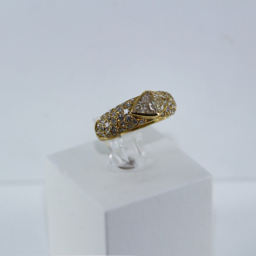 Bague Toi et Moi diamants troidia