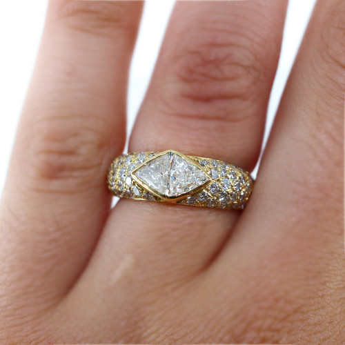 Bague Toi et Moi diamants troidia
