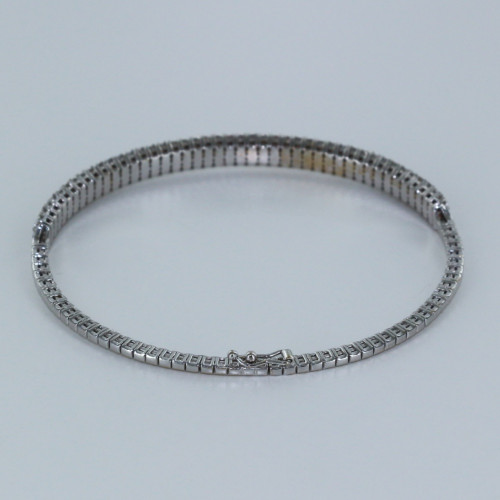 Bracelet jonc en diamant