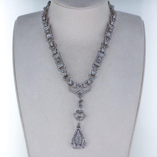 Collier Art Déco 3 pièces en diamant