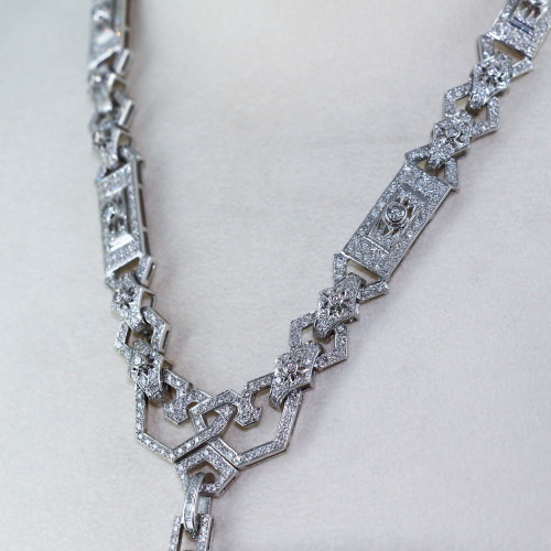 Collier Art Déco 3 pièces en diamant